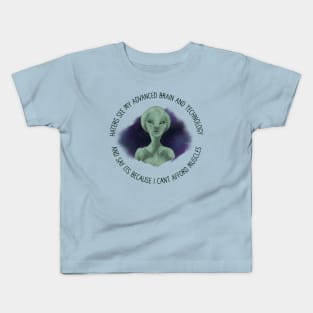 Alien Haters Gonna Hate Kids T-Shirt